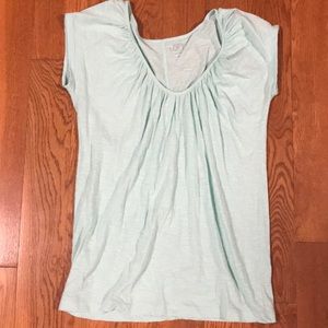 5/$30 Loft mint green short sleeved tee XS